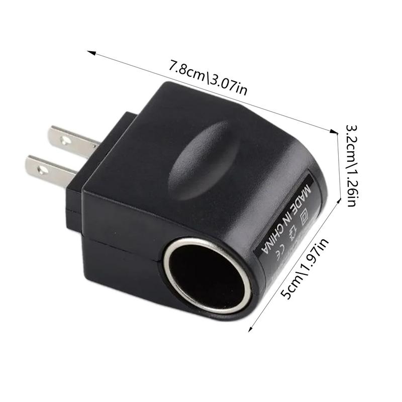 12 volt biladapter stabil lighteromformer med ledet-indikator 220v til 12v ac til dc biltilbehør biladapter til