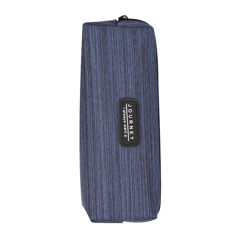 Simples oxford pano lápis caso papelaria organizador de armazenamento grande capacidade saco de lápis escola material escritório escolar presentes