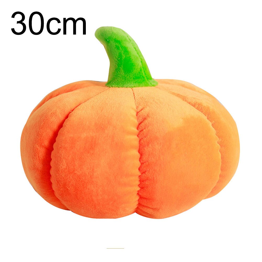 Halloween Simulatie Gevulde Pompoen Knuffel Sierkussen Home Auto Decor: 30cm
