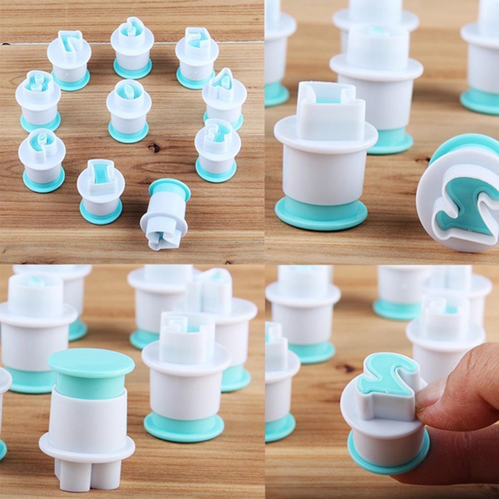 26 letters digitale cakevorm veer reliëfvorm alfabet cakevorm chocolade plunger uitsteker diy karakter bruiloft