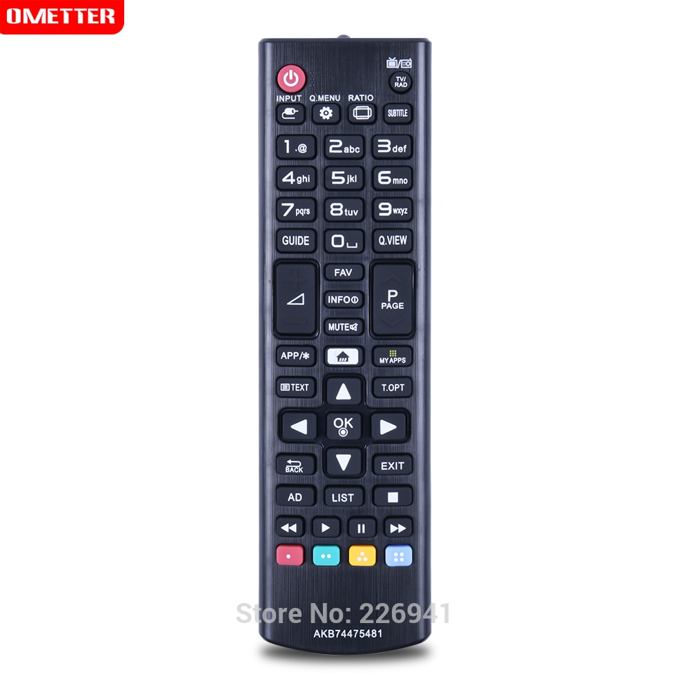 Mando a distancia para LG led lcd smart TV AKB74475481 para 32LF592U/43LF590V/43UF6407/43UF640V/49UF6407