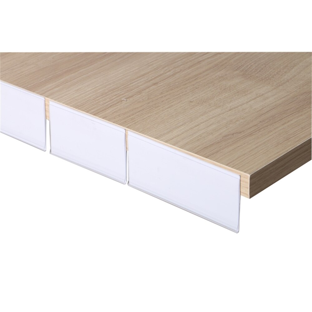 Shelf Edge Name Card Holder Paper Snap Price Talker Signs Clip Display Rack Data Strip Label Holder Adhesive