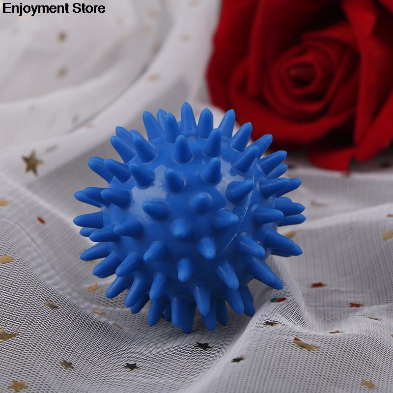 1PC Full Body Spiky Massage Hard Stress Ball 6cm For Fitness Sport Exercise Ball Hedgehog Sensory Training Grip the Ball: Blue