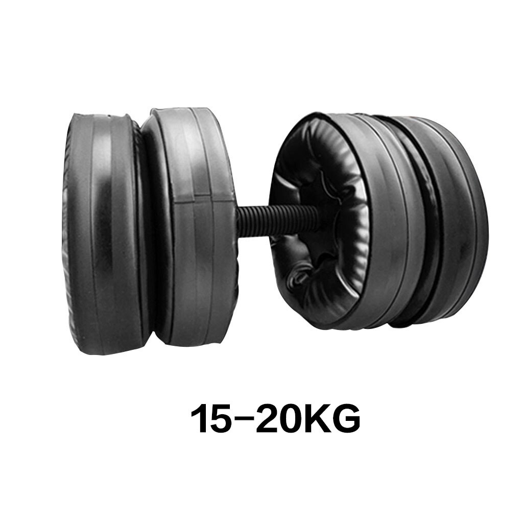 5-25kg Portable Training Arm Muscle Fitness Dumbbell Anti Impact Water Filled Adjustable Dumbbells: Gold