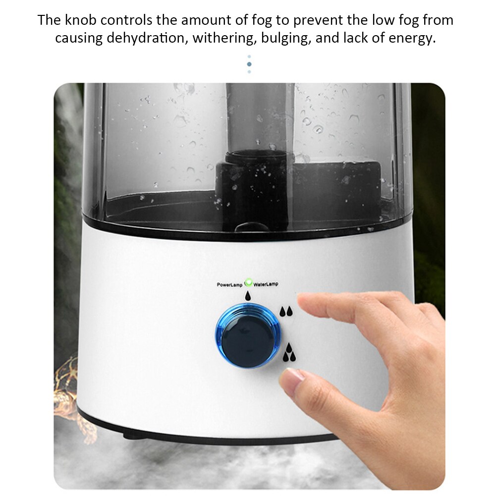 Mute Terrariums Chameleon Pet Supplies Vivarium With Hose 4L Adjustable Mist Fogger Lizard Tortoise Herps Reptile Humidifier