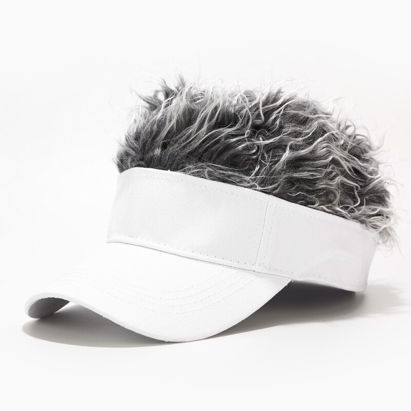 Gorra de béisbol con pelo con pinchos para hombre y mujer, gorro de béisbol con visera ajustable, estilo Casual, conciso, para verano y otoño,: 3