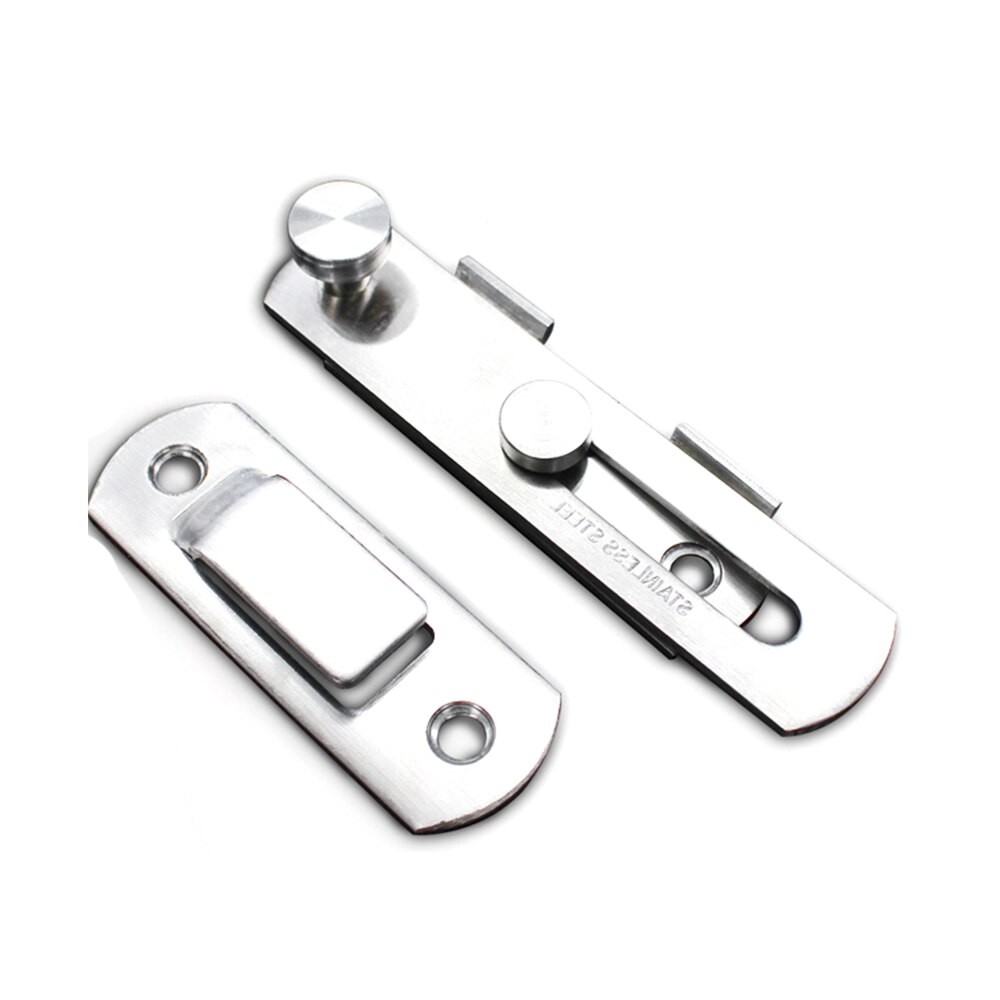 5PCS Flat/Right Angle Door Latch Hasp Bending Latch Barrel Bolt with Screws for Doors Buckle Bolt Sliding Lock