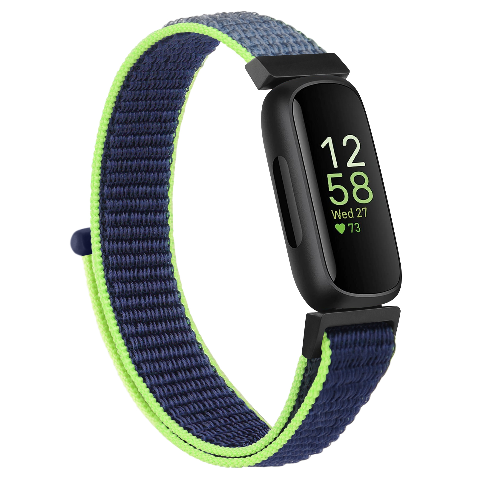 Correa de nailon para reloj Fitbit Inspire 3, repuesto ajustable, accesorios de pulsera, reloj inteligente deportivo: Blue pink