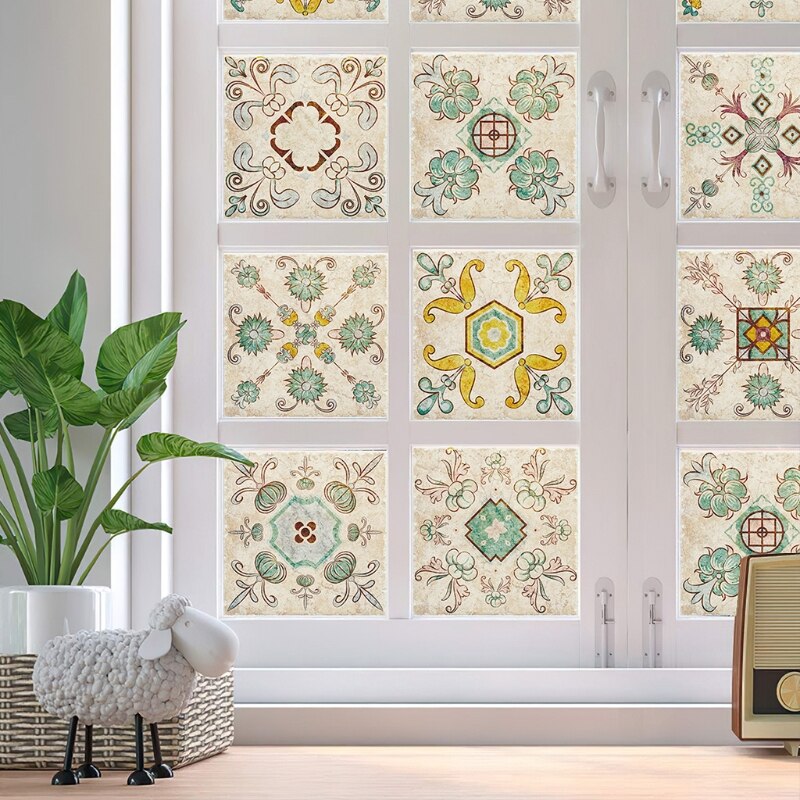 Zelfklevende vloertegels, vinylvloeren pel-en-plak vloertegels, waterdicht zwart-wit geruit effect voor badkamer keuken slaapkamer, 30 x 30 cm (12 x 12 inch) 18 stuks (1,62