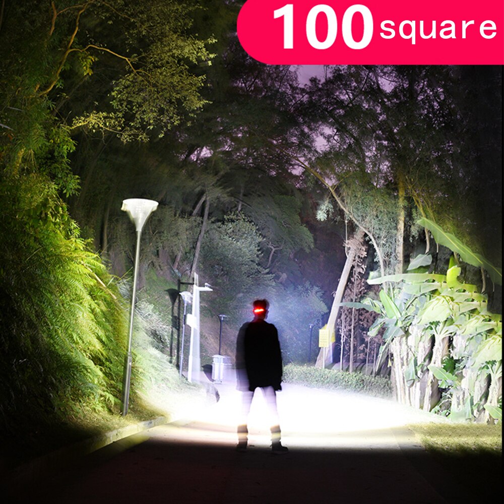 Floodlight COB LED Headlamps Waterproof working head lamp 3Modes Head Lantern 3*18650 Rechargeable Frontal HeadLamp