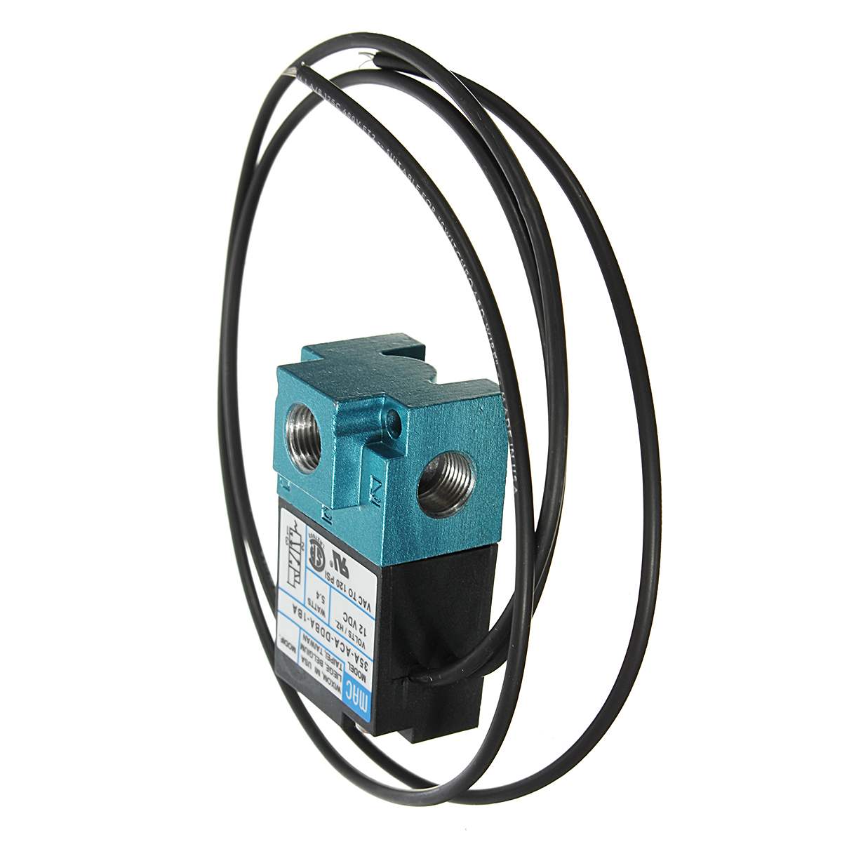 For MAC 3 Port Electronic Boost Control Solenoid Valve 35A-ACA-DDBA-1BA With Brass Silencer