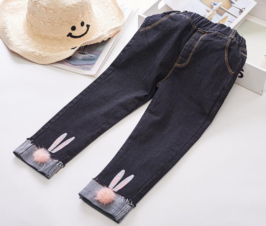 Kids Baby Girls Cowboy Pants Spring Autumn Baby Girls Jeans Casual Girls Jeans Children Clothing Kids Bell-bottoms Jeans