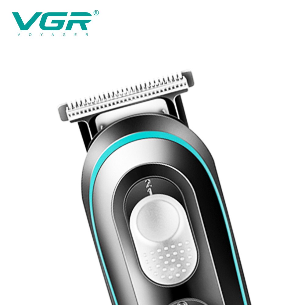 Vgr Tondeuse Usb Elektrische Tondeuse Fine-Tuning En Trimmer Kit Professionele Clipper Oplaadbare Kapper Kapsel Machine