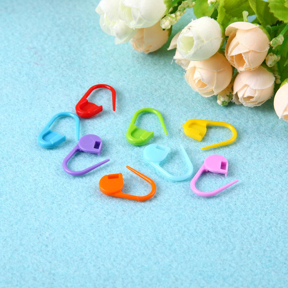 104 Pcs Locking Stitch Markers Resin Small Clip Knitting Tools Crochet Latch Knitting Accessories Needle Clip Hook with box