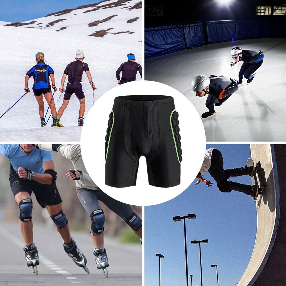 Shorts de Protection des hanches et des fesses pour hommes, Shorts de ski rembourrés, pour le sport, le snowboard, l'équitation