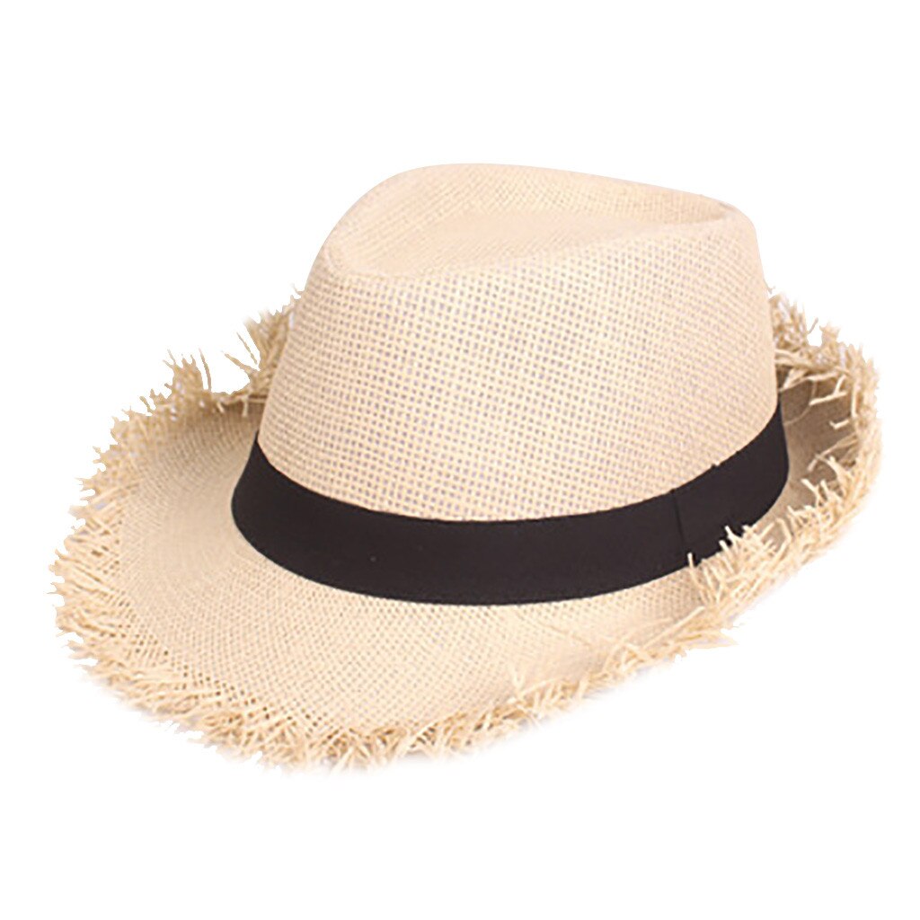 2021 novo verão feminino boater chapéu de praia lado largo casual panamá chapéu senhora clássico plana sólida palha sol chapéu hat hat hat hat hat: BG