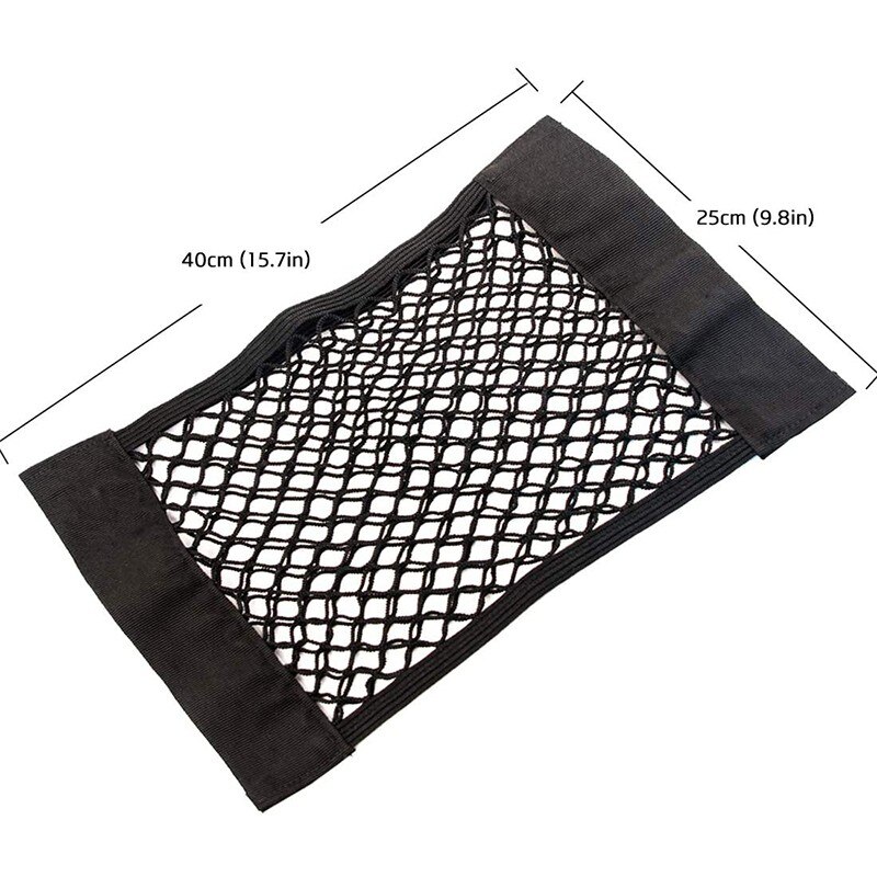 Kofferbak Opbergtas Mesh Netten Auto Terug Kofferbak Organizer Bag Elastische String Bagagenet Holder Pocket Voertuig styling: Default Title
