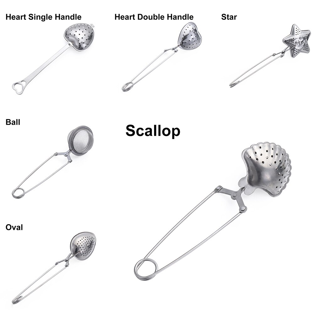 1PC Stainless Steel Tea Infuser Reusable Tea Bag Firmly Filter Tea Strainer Mug Home &amp; Living Teapot Gadgets