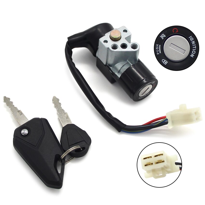 Motorcycle Seat Lock Key Set Fuel Gas Cap Kit Ignition Switch For Honda GROM MSX125SF GROM125 AC HANDLEBAR 35010-K26-B02