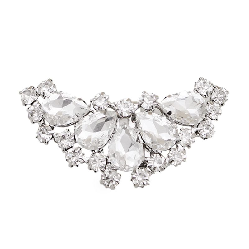 Pince pour chaussures à talons hauts pour femmes, breloques élégantes, pince à boucle amovible, à la , à strass, décoration pour chaussures