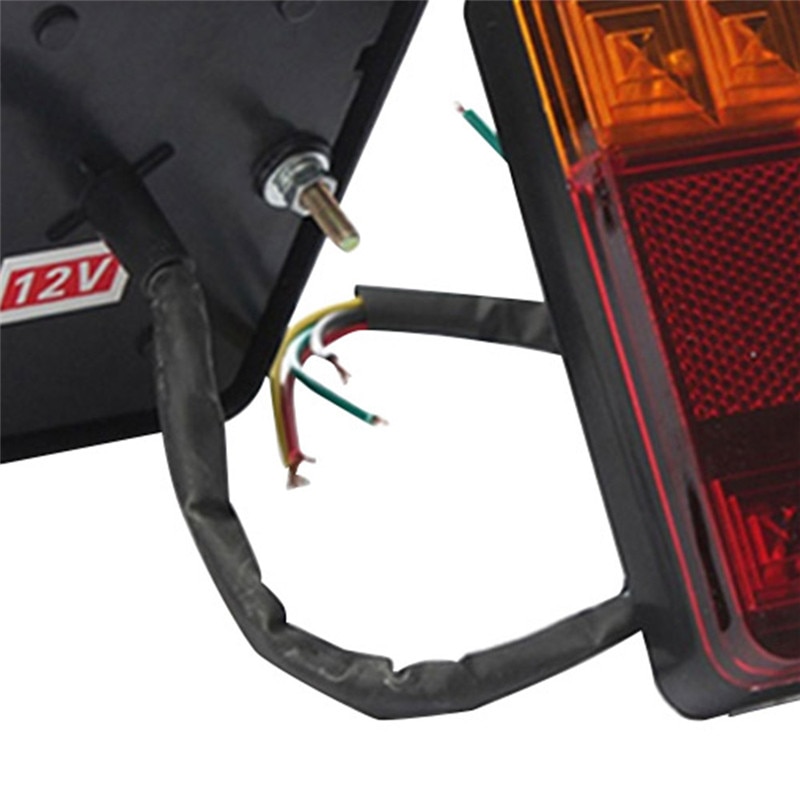 1 kpl 12v auton kuorma-auto led takatakavalot varoitusvalot takavalot takavalo