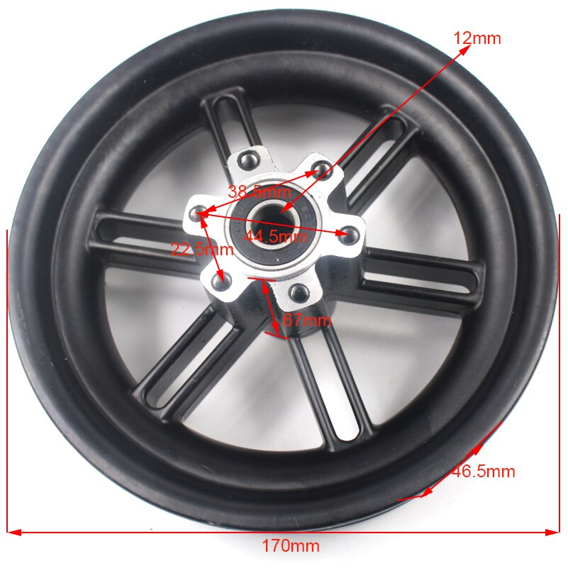 M365 pro bakhjulnav til xiaomi mijia  m365 pro elektriske scooter bakhjulnav reservedeler: Seks skrog