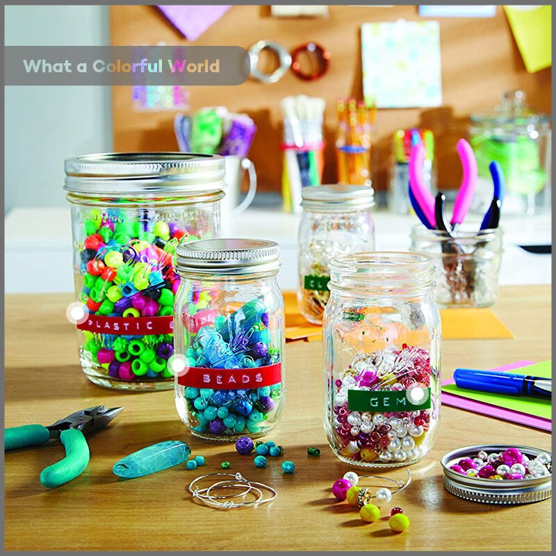 CIDY 1pcs Black color Compatible for DYMO 1610 12965 1880 label maker DYMO 3D Plastic Embossing Xpress Label 9mm*3m MOTEX E101