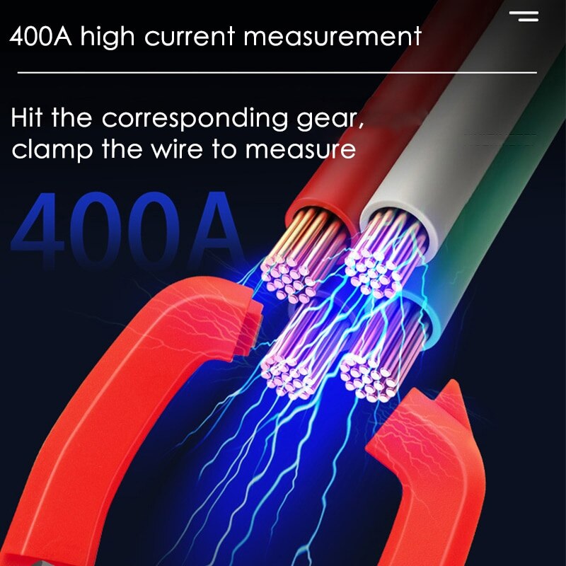 Clamp Amp Volt Clamp Digital Multimeter Voltage Current Tester Meter Clamp Digital Voltage Clamp Meter Voltage Current Meter