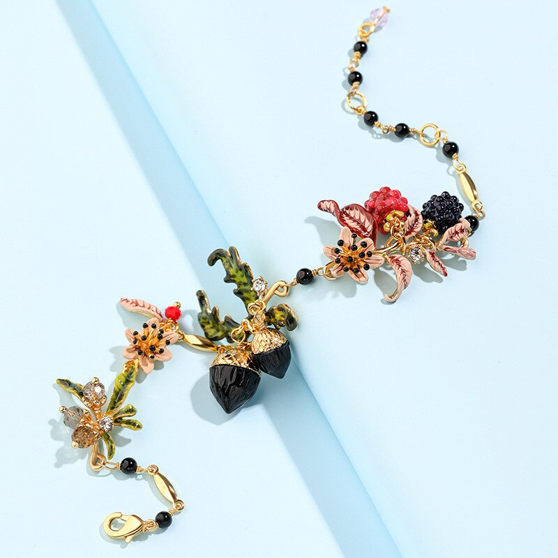 Franse Creatieve Plant Kwastje Armband Pastorale Stijl Multi-Hanger Kwastje Verstelbare Bangle Armband Vrouwen