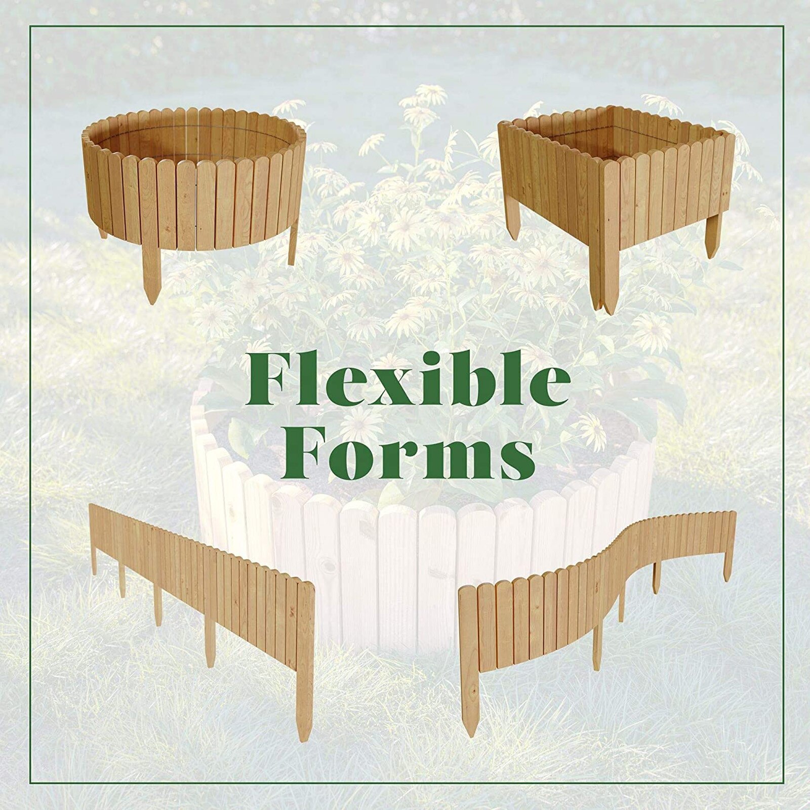 Valla de madera de decoración con macetas, accesorios, barrera de terrario, Kit de jardín de flores, Protector de decoración de plantas en miniatura