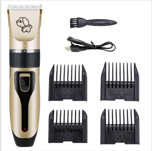 Low-Noise Oplaadbare Hond Haar Trimmer Cutter Machine Huisdier Kapsel Usb Elektrische Grooming Huisdieren Hair Cut Clipper: B