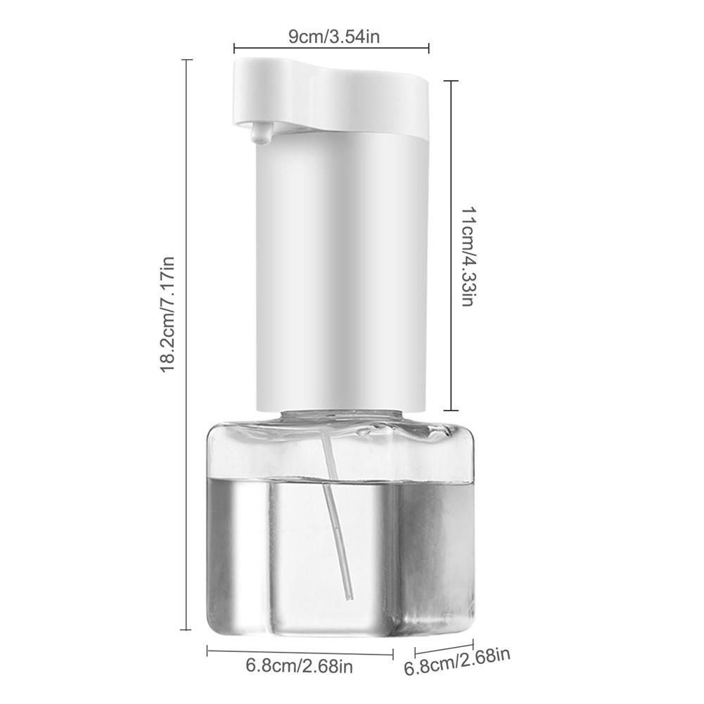 Automatic Soap Dispenser Touchless Refillable Electric Rechargeable Hand Sanitizer Dispensing Device with Built-in Battery