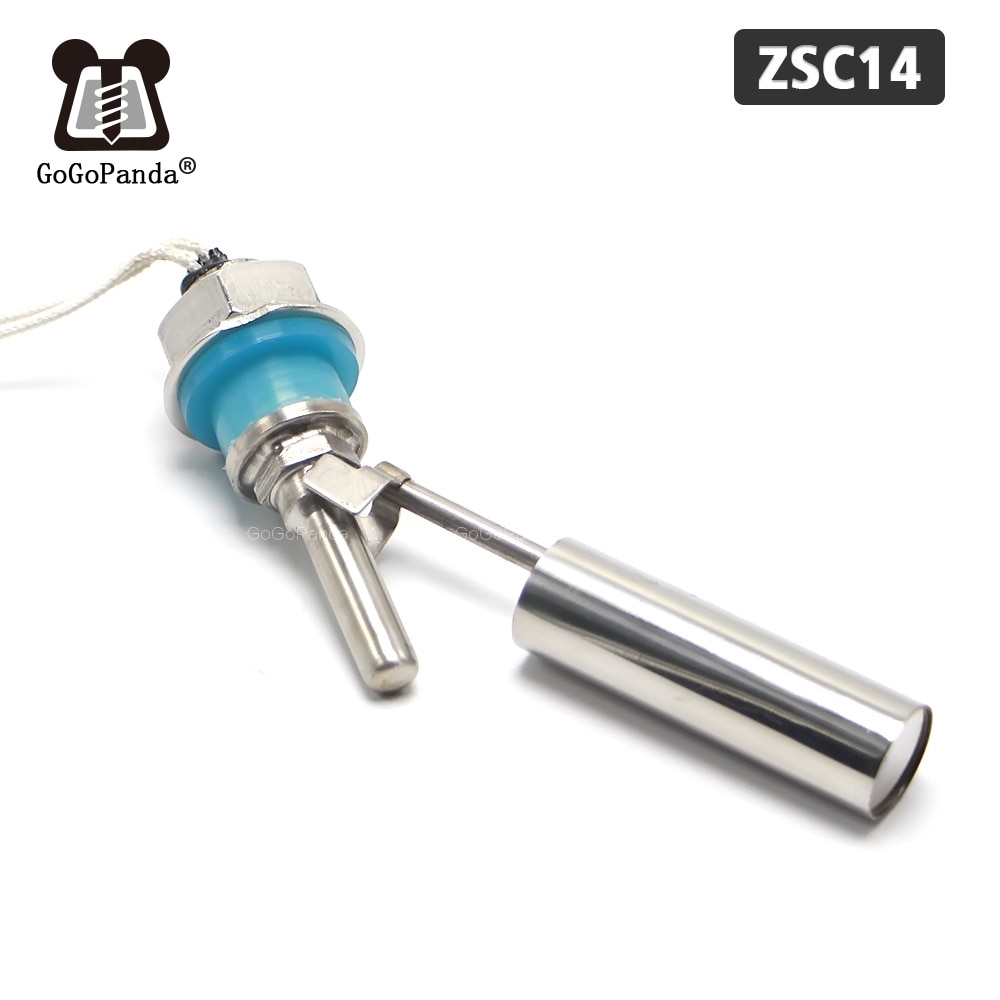 1PC ZSC14 Liquid Float Water Level Sensor Side Mount Float Switch Safe Stainless Steel Under 220V