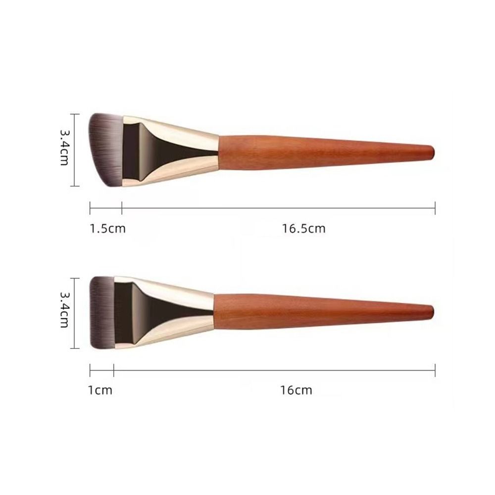 Pinceau de maquillage ultra fin pour femmes, outils de maquillage, fond de teint lisse, léger, contour plat, biseauté multifonction