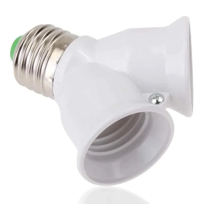 Schroef E27 LED Base Light Lamp Socket E27 Naar 2-E27 Splitter Adapter Lamphouder E27 Socket Lamphouder