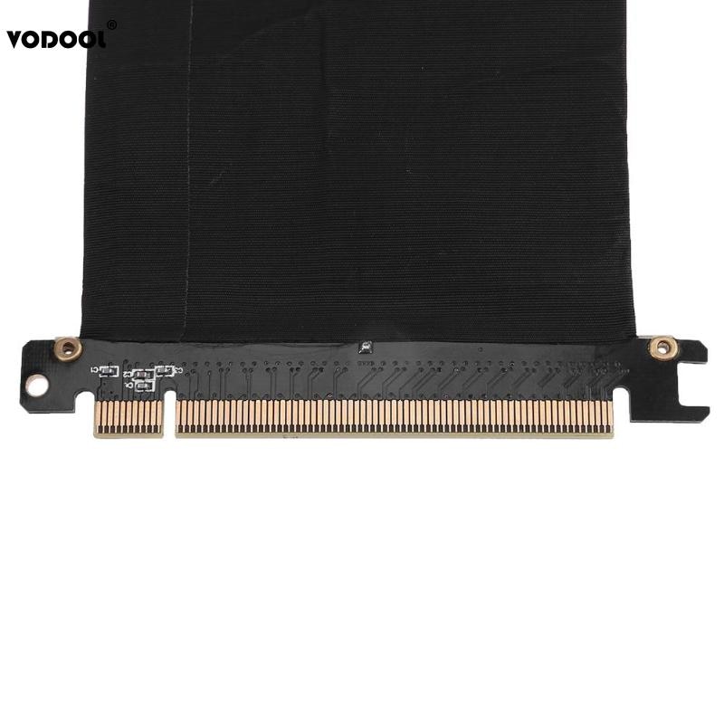 VODOOL 24cm High Speed PC Graphics Cards PCI Express Connector Cable Riser Card PCI-E 16X Flexible Cable Extension Port Adapter