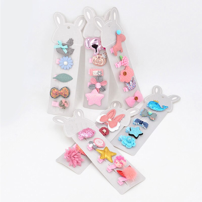 5 teile/satz Kinder Baby Haar Clips Kinder Mädchen Bögen Crown Haarnadel Haarbandjes Baby Clips Haar Zubehör Barettes Fille Enfant
