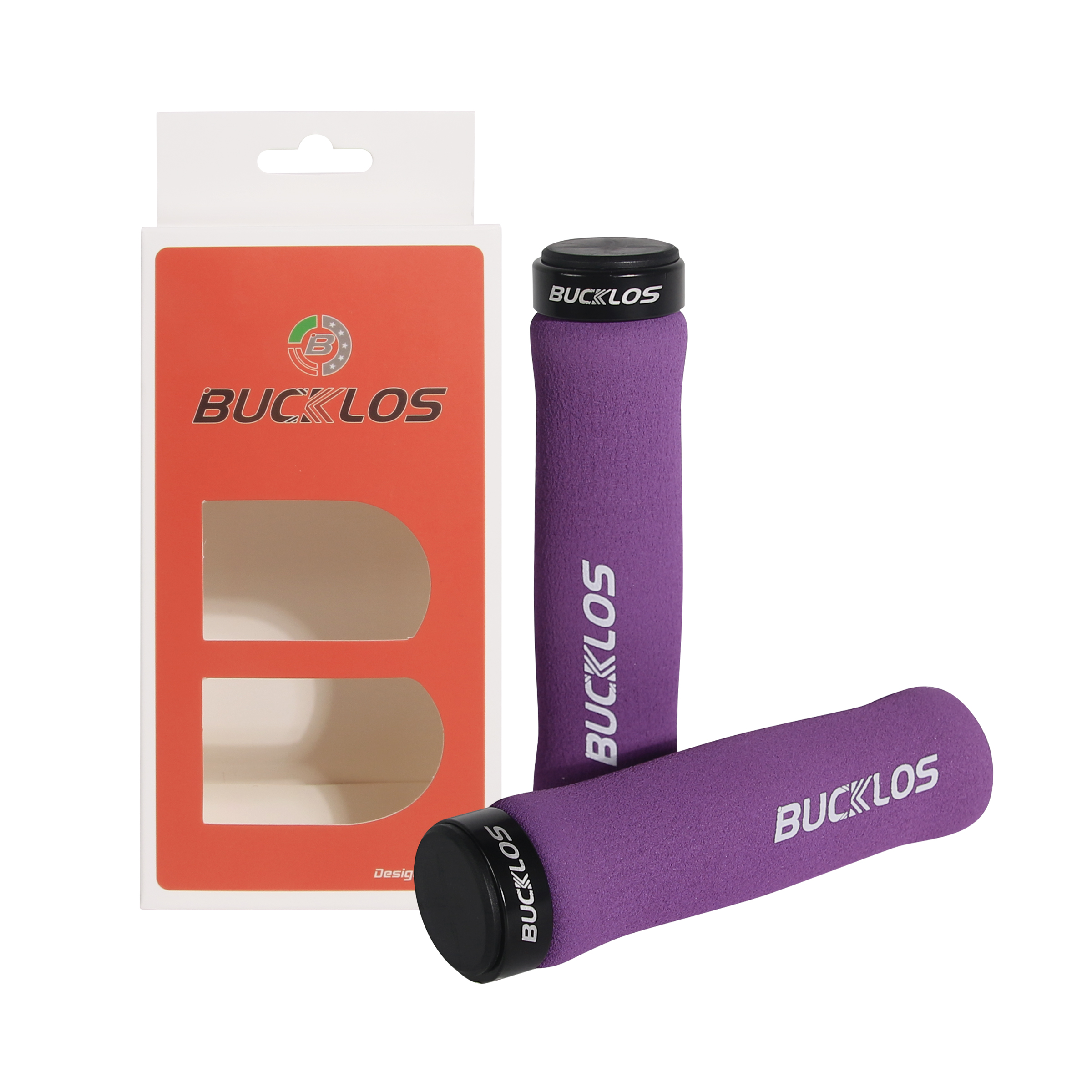 BUCKLOS Bicycle Handlebar Grips Double Lock on Mountain Bike Grip Comfortable Shock-absorption MTB Cuffs Anti-slip Bike Handles: SKY BLUE