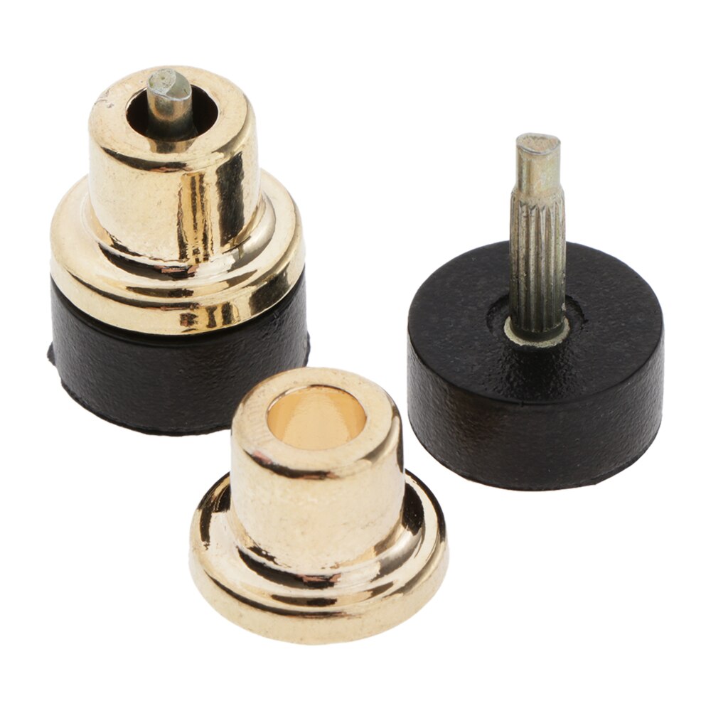 1 par de puntas de tacón alto de Metal, reemplazo de tapas de grifo, reparación de zapatos: Golden