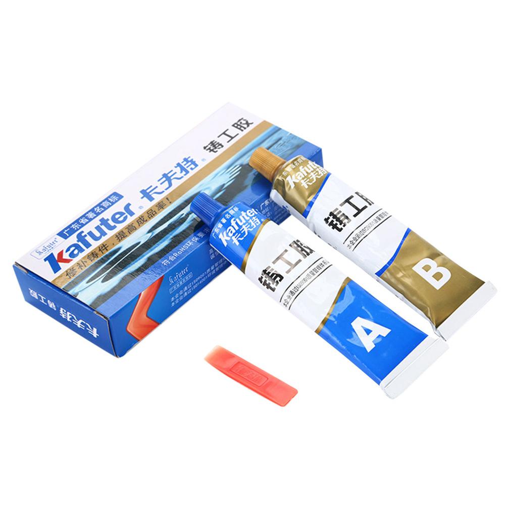 2pcs Metal Repair Paste Powerful Industrial Heat Resistance Cold Weld Waterproof Caulk Construction Materials Metal A&B Adhesive