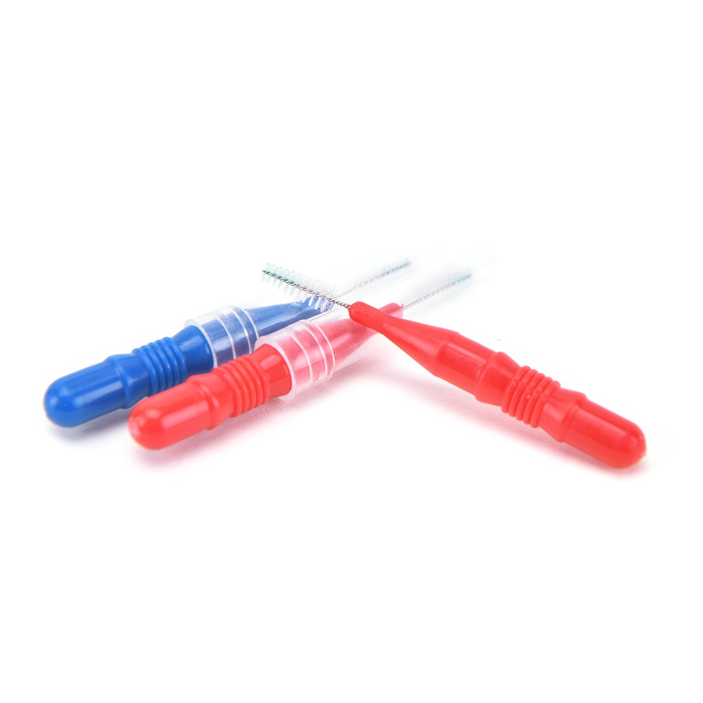 50pcs/lot Teeth Cleaning Hygiene Dental Soft Floss Sticks Tooth Flossing Head Plastic Interdental Brush Toothpick