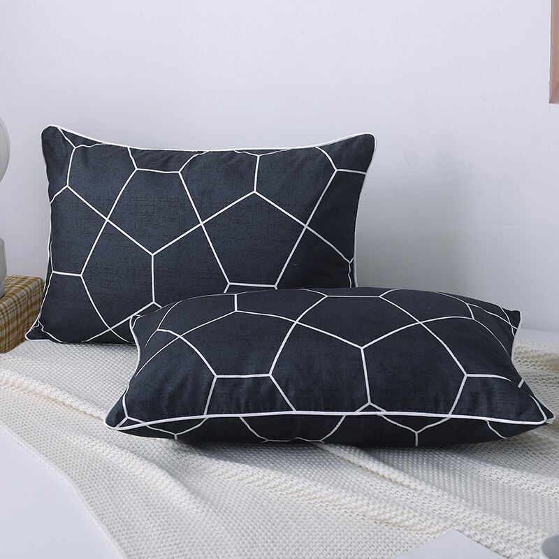 Kussen Europese Stijl Eenvoudige Cartoon 40X60Cm Plaid Student Slaapzaal Met Rits Verwijderbare Te Schoon