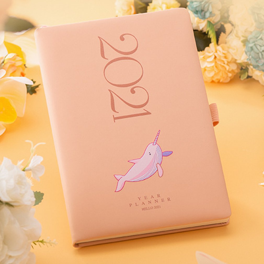 Calendar Schedule Notepad A5 Narwhal Efficiency Manual Calendar Notepad Month Plan Korean Diary Notebook