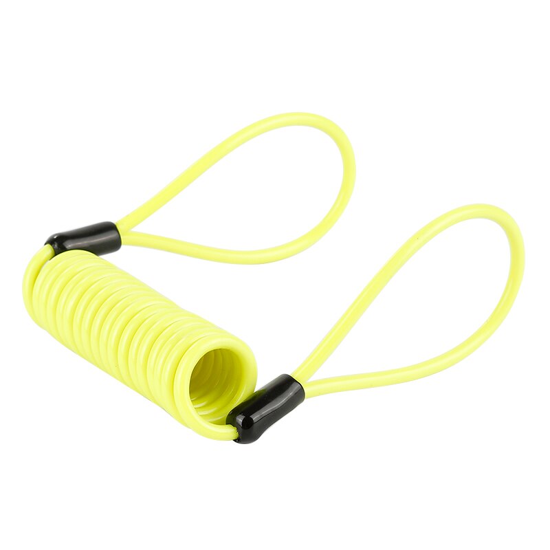Telescopic Wire Rope Steel Lock Anti-theft Safety Lock Bicycle Spring Reminder Protective Lock For Motorcycle Scooter Motorbike