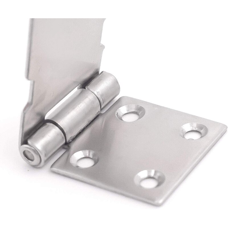 2PCS 4 Inch Padlock Hasp, Security Door Clasp Hasp Lock Latch, Door Gate Bolt Lock With Screws