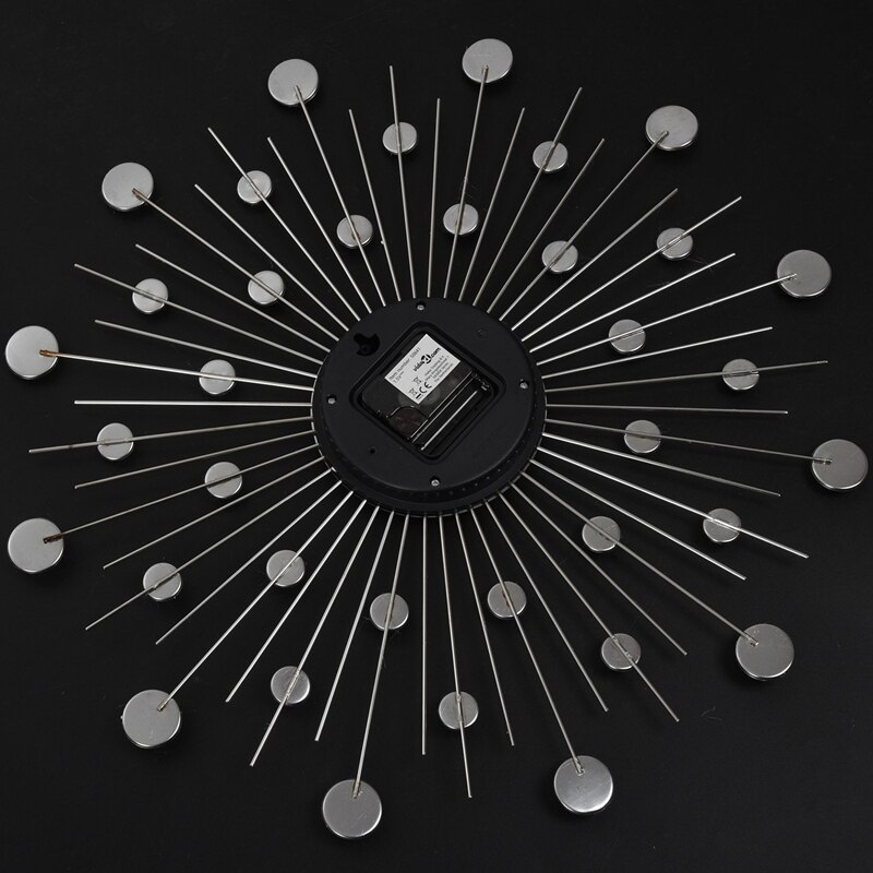 Gypsophila Diamant Wanduhr Schmiedeeisen Uhr Kreative Uhr Vintage Metall Kunst Wanduhr