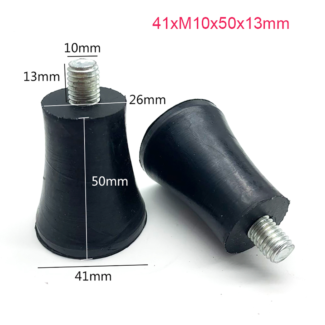 1-10Pcs M6 M8 M10 Black Rubber Adjustable Feet Pad Screw Chairs Furniture Leg Table Leveling Feet Pad Screw Anti-skid: 12mm / Beech