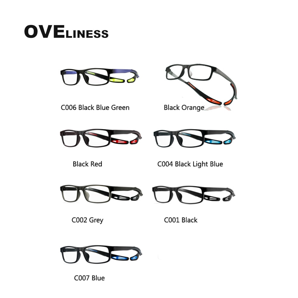 Sport Glasses Frame Men Optical basketball men's eyeglasses frames Myopia Prescription glasses tr90 eyewear Spectacles
