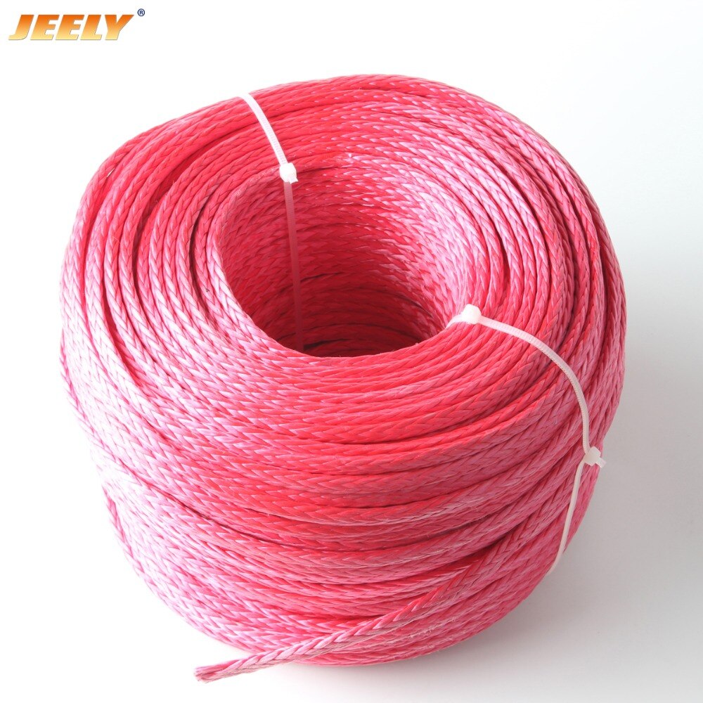 Jeely hul flette 4mm 5/32 & #39 ;& #39 ; 10m 12 tråder seilbåtvinsj slepetau