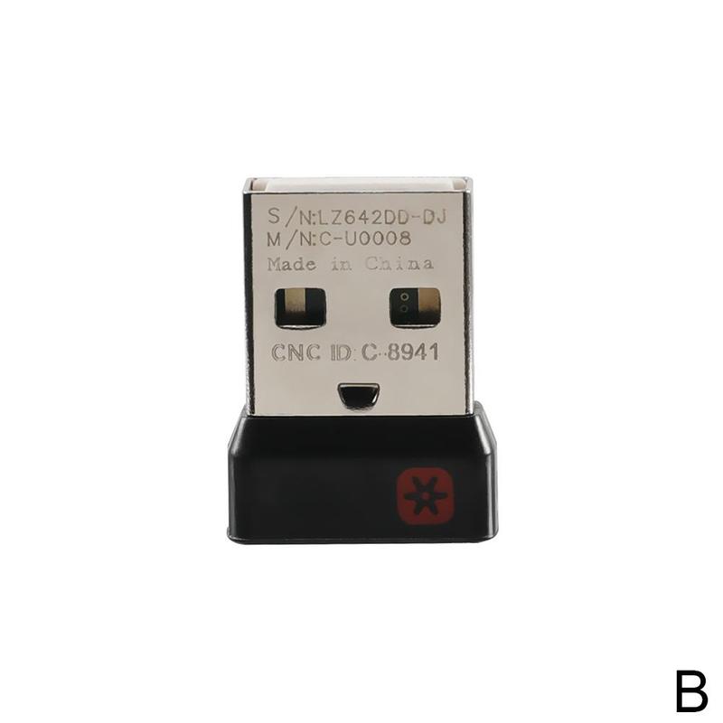 Keyboard Mouse Receiver for Logitech Youlian Receiver Wireless Keyboard Mouse Keyboard Receiver Single Pass Six-channel: mouse receiver  B